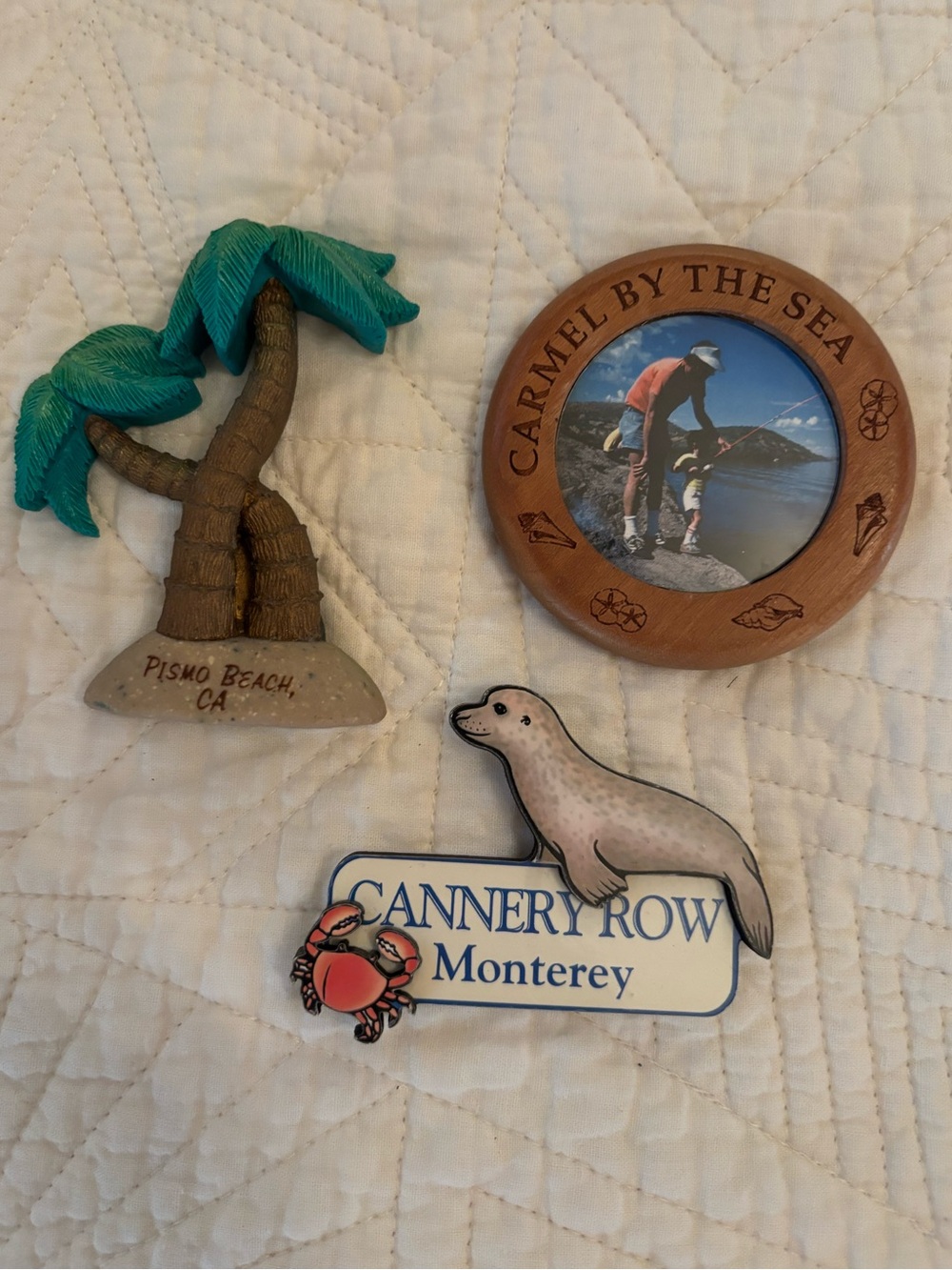 Vintage California Souvenir Refrigerator Magnets